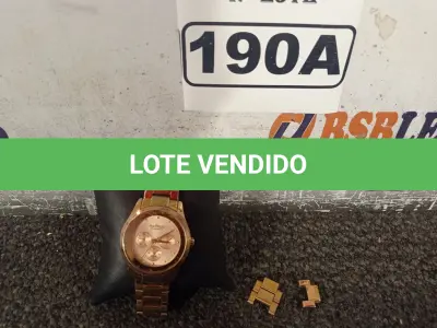 LOTE 190 - 01 RELÓGIO TECNOS FEMININO  NA COR  ROSE. FUNCIONANDO (TROCAR BATERIA). (NO ESTADO) ATENÇÃO! FAZER A VISITAÇÃO ANTES DE ARREMATAR, NÃO SABEMOS SE FUNCIONA. LEILÃO NÃO TEM GARANTIA E NEM DEVOLUÇÃO, SUJEITO A POSSÍVEIS AVARIAS VISÍVEIS/OCULTAS E/OU AUSÊNCIA DE COMPONENTES.