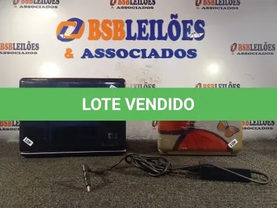 LOTE 542 - 02 NOTEBOOKS, SENDO 01 COM FONTE. (NO ESTADO) ATENÇÃO! FAZER A VISITAÇÃO ANTES DE ARREMATAR, NÃO SABEMOS SE FUNCIONA. LEILÃO NÃO TEM GARANTIA E NEM DEVOLUÇÃO, SUJEITO A POSSÍVEIS AVARIAS VISÍVEIS/OCULTAS E/OU AUSÊNCIA DE COMPONENTES.