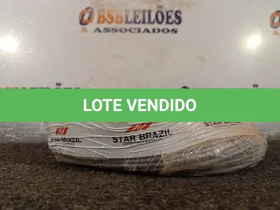 LOTE 150 - 01 ROLO DE CABO FLEXÍVEL 100M 1X2,5MM NA COR CINZA(NOVO). (NO ESTADO) ATENÇÃO! FAZER A VISITAÇÃO ANTES DE ARREMATAR, NÃO SABEMOS SE FUNCIONA. LEILÃO NÃO TEM GARANTIA E NEM DEVOLUÇÃO, SUJEITO A POSSÍVEIS AVARIAS VISÍVEIS/OCULTAS E/OU AUSÊNCIA DE COMPONENTES.
