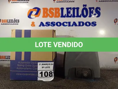 LOTE 108 - 01 MOTOR DE PORTÃO ROSSI NANO36. (NO ESTADO) ATENÇÃO! FAZER A VISITAÇÃO ANTES DE ARREMATAR, NÃO SABEMOS SE FUNCIONA. LEILÃO NÃO TEM GARANTIA E NEM DEVOLUÇÃO, SUJEITO A POSSÍVEIS AVARIAS VISÍVEIS/OCULTAS E/OU AUSÊNCIA DE COMPONENTES.