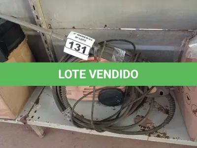 LOTE 131 - 01 LAVADORA DE ALTA PRESSÃO MARCA CHIAPERINI. (NO ESTADO) ATENÇÃO! FAZER A VISITAÇÃO ANTES DE ARREMATAR, NÃO SABEMOS SE FUNCIONA. LEILÃO NÃO TEM GARANTIA E NEM DEVOLUÇÃO, SUJEITO A POSSÍVEIS AVARIAS VISÍVEIS/OCULTAS E/OU AUSÊNCIA DE COMPONENTES.