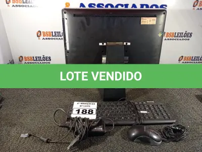 LOTE 188 - 01 COMPUTADOR ALL IN ONE. (NO ESTADO) ATENÇÃO! FAZER A VISITAÇÃO ANTES DE ARREMATAR, NÃO SABEMOS SE FUNCIONA. LEILÃO NÃO TEM GARANTIA E NEM DEVOLUÇÃO, SUJEITO A POSSÍVEIS AVARIAS VISÍVEIS/OCULTAS E/OU AUSÊNCIA DE COMPONENTES.