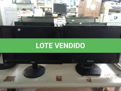 LOTE 339 - 06 MONITORES MARCAS E MODELOS DIVERSOS PARA RETIRADA DE PEÇAS. (NO ESTADO) ATENÇÃO! FAZER A VISITAÇÃO ANTES DE ARREMATAR, NÃO SABEMOS SE FUNCIONA. LEILÃO NÃO TEM GARANTIA E NEM DEVOLUÇÃO, SUJEITO A POSSÍVEIS AVARIAS VISÍVEIS/OCULTAS E/OU AUSÊNCIA DE COMPONENTES.