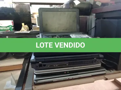 LOTE 207 - 04 NOTEBOOKS E 01 NETBOOK MARCAS E MODELOS DIVERSOS PARA RETIRADA DE PEÇAS. (NO ESTADO) ATENÇÃO! FAZER A VISITAÇÃO ANTES DE ARREMATAR, NÃO SABEMOS SE FUNCIONA. LEILÃO NÃO TEM GARANTIA E NEM DEVOLUÇÃO, SUJEITO A POSSÍVEIS AVARIAS VISÍVEIS/OCULTAS E/OU AUSÊNCIA DE COMPONENTES.