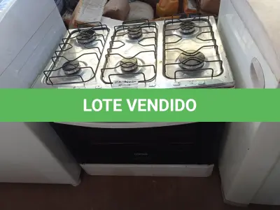LOTE 487 - 01 FOGÃO A GÁS 06 BOCAS MARCAS CÔNSUL. (NO ESTADO) ATENÇÃO! FAZER A VISITAÇÃO ANTES DE ARREMATAR, NÃO SABEMOS SE FUNCIONA. LEILÃO NÃO TEM GARANTIA E NEM DEVOLUÇÃO, SUJEITO A POSSÍVEIS AVARIAS VISÍVEIS/OCULTAS E/OU AUSÊNCIA DE COMPONENTES.
