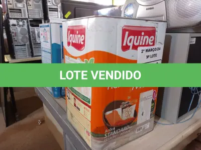 LOTE 211 - 01 LATA DE TINTA IQUINE DELANIL RENDE MUITO 18L FOSCO BASE “C”. (NO ESTADO) ATENÇÃO! FAZER A VISITAÇÃO ANTES DE ARREMATAR, NÃO SABEMOS SE FUNCIONA. LEILÃO NÃO TEM GARANTIA E NEM DEVOLUÇÃO, SUJEITO A POSSÍVEIS AVARIAS VISÍVEIS/OCULTAS E/OU AUSÊNCIA DE COMPONENTES.