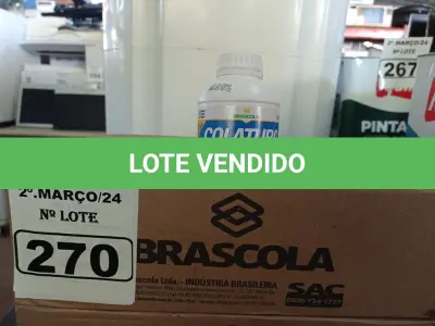 LOTE 270 - 02 CAIXAS COM COLA TUBO ST 175G. (NO ESTADO) ATENÇÃO! FAZER A VISITAÇÃO ANTES DE ARREMATAR, NÃO SABEMOS SE FUNCIONA. LEILÃO NÃO TEM GARANTIA E NEM DEVOLUÇÃO, SUJEITO A POSSÍVEIS AVARIAS VISÍVEIS/OCULTAS E/OU AUSÊNCIA DE COMPONENTES.
