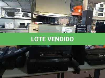 LOTE 197 - 09 IMPRESSORAS JATO DE TINTA E 06 MONITORES MARCAS E MODELOS DIVERSOS. (NO ESTADO) ATENÇÃO! FAZER A VISITAÇÃO ANTES DE ARREMATAR, NÃO SABEMOS SE FUNCIONA. LEILÃO NÃO TEM GARANTIA E NEM DEVOLUÇÃO, SUJEITO A POSSÍVEIS AVARIAS VISÍVEIS/OCULTAS E/OU AUSÊNCIA DE COMPONENTES.