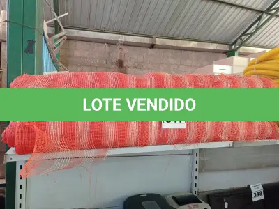 LOTE 341 - 03 ROLOS DE TELA DE PROTEÇÃO PARA OBRAS. (NO ESTADO) ATENÇÃO! FAZER A VISITAÇÃO ANTES DE ARREMATAR, NÃO SABEMOS SE FUNCIONA. LEILÃO NÃO TEM GARANTIA E NEM DEVOLUÇÃO, SUJEITO A POSSÍVEIS AVARIAS VISÍVEIS/OCULTAS E/OU AUSÊNCIA DE COMPONENTES.