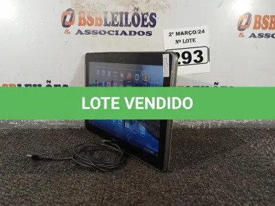 LOTE 293 - 01 TABLET SAMSUNG TAB2 TELA 10.1” COM CABO. (NO ESTADO) ATENÇÃO! FAZER A VISITAÇÃO ANTES DE ARREMATAR, NÃO SABEMOS SE FUNCIONA. LEILÃO NÃO TEM GARANTIA E NEM DEVOLUÇÃO, SUJEITO A POSSÍVEIS AVARIAS VISÍVEIS/OCULTAS E/OU AUSÊNCIA DE COMPONENTES.