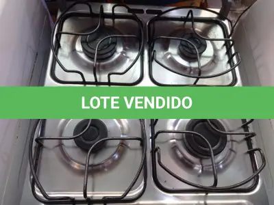 LOTE 489 - 01 FOGÃO A GÁS 04 BOCAS MARCAS BRASTEMP. (NO ESTADO) ATENÇÃO! FAZER A VISITAÇÃO ANTES DE ARREMATAR, NÃO SABEMOS SE FUNCIONA. LEILÃO NÃO TEM GARANTIA E NEM DEVOLUÇÃO, SUJEITO A POSSÍVEIS AVARIAS VISÍVEIS/OCULTAS E/OU AUSÊNCIA DE COMPONENTES.