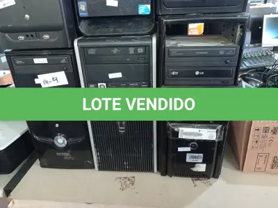 LOTE 321 - 09 CPU’S MARCAS E MODELOS DIVERSOS PARA RETIRADA DE PEÇAS. (NO ESTADO) ATENÇÃO! FAZER A VISITAÇÃO ANTES DE ARREMATAR, NÃO SABEMOS SE FUNCIONA. LEILÃO NÃO TEM GARANTIA E NEM DEVOLUÇÃO, SUJEITO A POSSÍVEIS AVARIAS VISÍVEIS/OCULTAS E/OU AUSÊNCIA DE COMPONENTES.