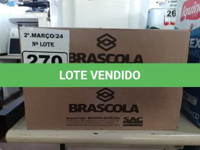 LOTE 270 - 02 CAIXAS COM COLA TUBO ST 175G. (NO ESTADO) ATENÇÃO! FAZER A VISITAÇÃO ANTES DE ARREMATAR, NÃO SABEMOS SE FUNCIONA. LEILÃO NÃO TEM GARANTIA E NEM DEVOLUÇÃO, SUJEITO A POSSÍVEIS AVARIAS VISÍVEIS/OCULTAS E/OU AUSÊNCIA DE COMPONENTES.
