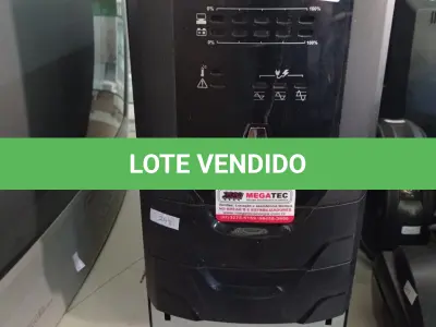 LOTE 314 - 01 NOBREAK MARCA SMS 2200VA. (NO ESTADO) ATENÇÃO! FAZER A VISITAÇÃO ANTES DE ARREMATAR, NÃO SABEMOS SE FUNCIONA. LEILÃO NÃO TEM GARANTIA E NEM DEVOLUÇÃO, SUJEITO A POSSÍVEIS AVARIAS VISÍVEIS/OCULTAS E/OU AUSÊNCIA DE COMPONENTES.