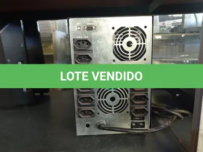 LOTE 382 - 01 NOBREAK MARCA SMS 3000VA. (NO ESTADO) ATENÇÃO! FAZER A VISITAÇÃO ANTES DE ARREMATAR, NÃO SABEMOS SE FUNCIONA. LEILÃO NÃO TEM GARANTIA E NEM DEVOLUÇÃO, SUJEITO A POSSÍVEIS AVARIAS VISÍVEIS/OCULTAS E/OU AUSÊNCIA DE COMPONENTES.