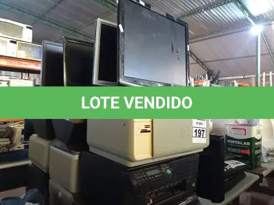 LOTE 197 - 09 IMPRESSORAS JATO DE TINTA E 06 MONITORES MARCAS E MODELOS DIVERSOS. (NO ESTADO) ATENÇÃO! FAZER A VISITAÇÃO ANTES DE ARREMATAR, NÃO SABEMOS SE FUNCIONA. LEILÃO NÃO TEM GARANTIA E NEM DEVOLUÇÃO, SUJEITO A POSSÍVEIS AVARIAS VISÍVEIS/OCULTAS E/OU AUSÊNCIA DE COMPONENTES.