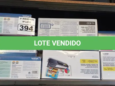 LOTE 394 - 01 LOTE COM TONNER DIVERSOS. (NO ESTADO) ATENÇÃO! FAZER A VISITAÇÃO ANTES DE ARREMATAR, NÃO SABEMOS SE FUNCIONA. LEILÃO NÃO TEM GARANTIA E NEM DEVOLUÇÃO, SUJEITO A POSSÍVEIS AVARIAS VISÍVEIS/OCULTAS E/OU AUSÊNCIA DE COMPONENTES.