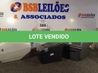 LOTE 389 - 01 IMPRESSORA DE CUPOM E 02 IMPRESSORAS DE ETIQUETAS MARCAS E MODELOS DIVERSOS. (NO ESTADO) ATENÇÃO! FAZER A VISITAÇÃO ANTES DE ARREMATAR, NÃO SABEMOS SE FUNCIONA. LEILÃO NÃO TEM GARANTIA E NEM DEVOLUÇÃO, SUJEITO A POSSÍVEIS AVARIAS VISÍVEIS/OCULTAS E/OU AUSÊNCIA DE COMPONENTES.
