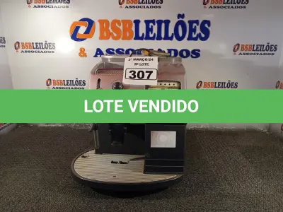 LOTE 307 - 01 CAFETEIRA EXPRESSO. (NO ESTADO) ATENÇÃO! FAZER A VISITAÇÃO ANTES DE ARREMATAR, NÃO SABEMOS SE FUNCIONA. LEILÃO NÃO TEM GARANTIA E NEM DEVOLUÇÃO, SUJEITO A POSSÍVEIS AVARIAS VISÍVEIS/OCULTAS E/OU AUSÊNCIA DE COMPONENTES.