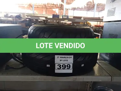 LOTE 399 - 02 PNEUS DE MOTO. (NO ESTADO) ATENÇÃO! FAZER A VISITAÇÃO ANTES DE ARREMATAR, NÃO SABEMOS SE FUNCIONA. LEILÃO NÃO TEM GARANTIA E NEM DEVOLUÇÃO, SUJEITO A POSSÍVEIS AVARIAS VISÍVEIS/OCULTAS E/OU AUSÊNCIA DE COMPONENTES.