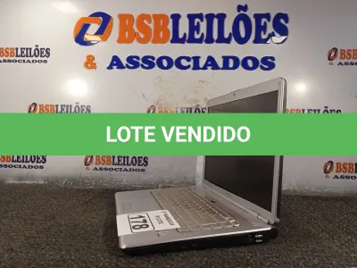LOTE 178 - 01 NOTEBOOK MARCA DELL. (NO ESTADO) ATENÇÃO! FAZER A VISITAÇÃO ANTES DE ARREMATAR, NÃO SABEMOS SE FUNCIONA. LEILÃO NÃO TEM GARANTIA E NEM DEVOLUÇÃO, SUJEITO A POSSÍVEIS AVARIAS VISÍVEIS/OCULTAS E/OU AUSÊNCIA DE COMPONENTES.