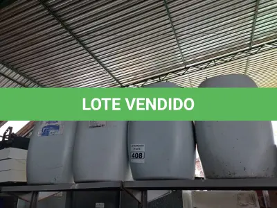 LOTE 408 - 05 BOMBONAS DE 50L. (NO ESTADO) ATENÇÃO! FAZER A VISITAÇÃO ANTES DE ARREMATAR, NÃO SABEMOS SE FUNCIONA. LEILÃO NÃO TEM GARANTIA E NEM DEVOLUÇÃO, SUJEITO A POSSÍVEIS AVARIAS VISÍVEIS/OCULTAS E/OU AUSÊNCIA DE COMPONENTES.