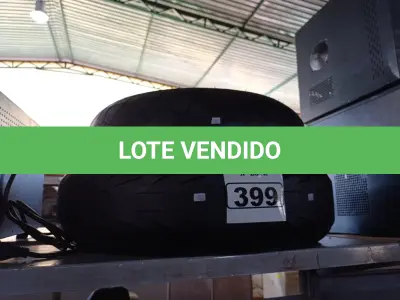 LOTE 399 - 02 PNEUS DE MOTO. (NO ESTADO) ATENÇÃO! FAZER A VISITAÇÃO ANTES DE ARREMATAR, NÃO SABEMOS SE FUNCIONA. LEILÃO NÃO TEM GARANTIA E NEM DEVOLUÇÃO, SUJEITO A POSSÍVEIS AVARIAS VISÍVEIS/OCULTAS E/OU AUSÊNCIA DE COMPONENTES.