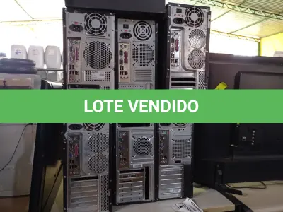 LOTE 253 - 09 CPU’S MARCAS E MODELOS DIVERSOS PARA RETIRADA DE PEÇAS. (NO ESTADO) ATENÇÃO! FAZER A VISITAÇÃO ANTES DE ARREMATAR, NÃO SABEMOS SE FUNCIONA. LEILÃO NÃO TEM GARANTIA E NEM DEVOLUÇÃO, SUJEITO A POSSÍVEIS AVARIAS VISÍVEIS/OCULTAS E/OU AUSÊNCIA DE COMPONENTES.