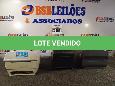 LOTE 389 - 01 IMPRESSORA DE CUPOM E 02 IMPRESSORAS DE ETIQUETAS MARCAS E MODELOS DIVERSOS. (NO ESTADO) ATENÇÃO! FAZER A VISITAÇÃO ANTES DE ARREMATAR, NÃO SABEMOS SE FUNCIONA. LEILÃO NÃO TEM GARANTIA E NEM DEVOLUÇÃO, SUJEITO A POSSÍVEIS AVARIAS VISÍVEIS/OCULTAS E/OU AUSÊNCIA DE COMPONENTES.