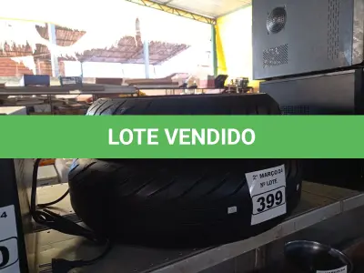 LOTE 399 - 02 PNEUS DE MOTO. (NO ESTADO) ATENÇÃO! FAZER A VISITAÇÃO ANTES DE ARREMATAR, NÃO SABEMOS SE FUNCIONA. LEILÃO NÃO TEM GARANTIA E NEM DEVOLUÇÃO, SUJEITO A POSSÍVEIS AVARIAS VISÍVEIS/OCULTAS E/OU AUSÊNCIA DE COMPONENTES.