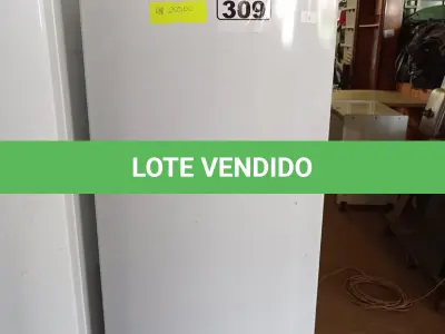 LOTE 309 - 01 GELADEIRA MARCA CÔNSUL 220V. (NO ESTADO) ATENÇÃO! FAZER A VISITAÇÃO ANTES DE ARREMATAR, NÃO SABEMOS SE FUNCIONA. LEILÃO NÃO TEM GARANTIA E NEM DEVOLUÇÃO, SUJEITO A POSSÍVEIS AVARIAS VISÍVEIS/OCULTAS E/OU AUSÊNCIA DE COMPONENTES.