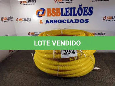 LOTE 392 - 02 ROLOS DE MANGUEIRA CORRUGADA. (NO ESTADO) ATENÇÃO! FAZER A VISITAÇÃO ANTES DE ARREMATAR, NÃO SABEMOS SE FUNCIONA. LEILÃO NÃO TEM GARANTIA E NEM DEVOLUÇÃO, SUJEITO A POSSÍVEIS AVARIAS VISÍVEIS/OCULTAS E/OU AUSÊNCIA DE COMPONENTES.
