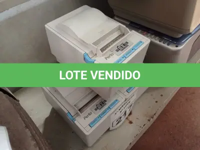 LOTE 217 - 03 IMPRESSORAS DE CUPOM. (NO ESTADO) ATENÇÃO! FAZER A VISITAÇÃO ANTES DE ARREMATAR, NÃO SABEMOS SE FUNCIONA. LEILÃO NÃO TEM GARANTIA E NEM DEVOLUÇÃO, SUJEITO A POSSÍVEIS AVARIAS VISÍVEIS/OCULTAS E/OU AUSÊNCIA DE COMPONENTES.