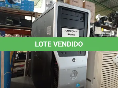 LOTE 226 - 01 SERVIDOR MARCA DELL. (NO ESTADO) ATENÇÃO! FAZER A VISITAÇÃO ANTES DE ARREMATAR, NÃO SABEMOS SE FUNCIONA. LEILÃO NÃO TEM GARANTIA E NEM DEVOLUÇÃO, SUJEITO A POSSÍVEIS AVARIAS VISÍVEIS/OCULTAS E/OU AUSÊNCIA DE COMPONENTES.