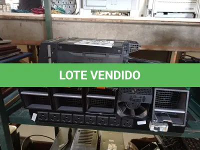 LOTE 127 - 03 RÉGUAS ELÉTRICAS PARA RACK E 07 VENTOINHAS PARA SERVIDOR. (NO ESTADO) ATENÇÃO! FAZER A VISITAÇÃO ANTES DE ARREMATAR, NÃO SABEMOS SE FUNCIONA. LEILÃO NÃO TEM GARANTIA E NEM DEVOLUÇÃO, SUJEITO A POSSÍVEIS AVARIAS VISÍVEIS/OCULTAS E/OU AUSÊNCIA DE COMPONENTES.