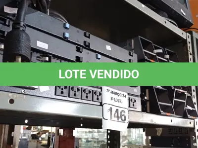 LOTE 146 - 04 RÉGUAS PARA RACK E 09 VENTOINHAS PARA SERVIDOR. (NO ESTADO) ATENÇÃO! FAZER A VISITAÇÃO ANTES DE ARREMATAR, NÃO SABEMOS SE FUNCIONA. LEILÃO NÃO TEM GARANTIA E NEM DEVOLUÇÃO, SUJEITO A POSSÍVEIS AVARIAS VISÍVEIS/OCULTAS E/OU AUSÊNCIA DE COMPONENTES.
