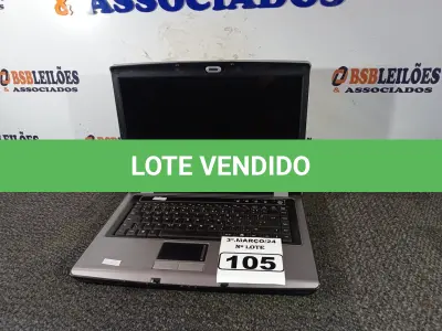 LOTE 105 - 01 NOTEBOOK MARCA VECTOR. (NO ESTADO) ATENÇÃO! FAZER A VISITAÇÃO ANTES DE ARREMATAR, NÃO SABEMOS SE FUNCIONA. LEILÃO NÃO TEM GARANTIA E NEM DEVOLUÇÃO, SUJEITO A POSSÍVEIS AVARIAS VISÍVEIS/OCULTAS E/OU AUSÊNCIA DE COMPONENTES.