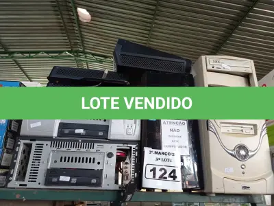 LOTE 124 - 04 CPU’S E 03 GAVETAS PARA MINI CPU MARCAS E MODELOS DIVERSOS. (NO ESTADO) ATENÇÃO! FAZER A VISITAÇÃO ANTES DE ARREMATAR, NÃO SABEMOS SE FUNCIONA. LEILÃO NÃO TEM GARANTIA E NEM DEVOLUÇÃO, SUJEITO A POSSÍVEIS AVARIAS VISÍVEIS/OCULTAS E/OU AUSÊNCIA DE COMPONENTES.