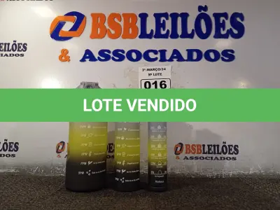 LOTE 016 - 01 KIT GARRAFA COM 03 PEÇAS. (NO ESTADO) ATENÇÃO! FAZER A VISITAÇÃO ANTES DE ARREMATAR, NÃO SABEMOS SE FUNCIONA. LEILÃO NÃO TEM GARANTIA E NEM DEVOLUÇÃO, SUJEITO A POSSÍVEIS AVARIAS VISÍVEIS/OCULTAS E/OU AUSÊNCIA DE COMPONENTES.