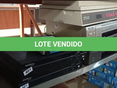 LOTE 200 - 02 DVR, 02 VIDEOCASSETES E 01 APARELHO BIORAD GEL DRYER. (NO ESTADO) ATENÇÃO! FAZER A VISITAÇÃO ANTES DE ARREMATAR, NÃO SABEMOS SE FUNCIONA. LEILÃO NÃO TEM GARANTIA E NEM DEVOLUÇÃO, SUJEITO A POSSÍVEIS AVARIAS VISÍVEIS/OCULTAS E/OU AUSÊNCIA DE COMPONENTES.