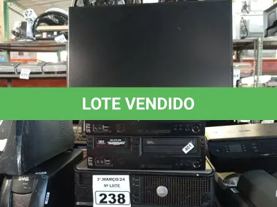 LOTE 238 - 04 CPU’S E 01 ALL IN ONE MARCAS E MODELOS DIVERSOS PARA RETIRADA DE PEÇAS. (NO ESTADO) ATENÇÃO! FAZER A VISITAÇÃO ANTES DE ARREMATAR, NÃO SABEMOS SE FUNCIONA. LEILÃO NÃO TEM GARANTIA E NEM DEVOLUÇÃO, SUJEITO A POSSÍVEIS AVARIAS VISÍVEIS/OCULTAS E/OU AUSÊNCIA DE COMPONENTES.