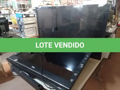 LOTE 241 - 02 TV’S MARCAS E MODELOS DIVERSOS PARA RETIRADA DE PEÇAS. (NO ESTADO) ATENÇÃO! FAZER A VISITAÇÃO ANTES DE ARREMATAR, NÃO SABEMOS SE FUNCIONA. LEILÃO NÃO TEM GARANTIA E NEM DEVOLUÇÃO, SUJEITO A POSSÍVEIS AVARIAS VISÍVEIS/OCULTAS E/OU AUSÊNCIA DE COMPONENTES.