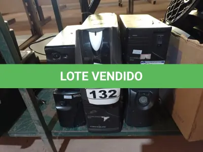 LOTE 132 - 04 ESTABILIZADORES E 03 NOBREAKS MARCAS E MODELOS DIVERSOS PARA RETIRADA DE PEÇAS. (NO ESTADO) ATENÇÃO! FAZER A VISITAÇÃO ANTES DE ARREMATAR, NÃO SABEMOS SE FUNCIONA. LEILÃO NÃO TEM GARANTIA E NEM DEVOLUÇÃO, SUJEITO A POSSÍVEIS AVARIAS VISÍVEIS/OCULTAS E/OU AUSÊNCIA DE COMPONENTES.
