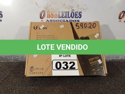 LOTE 032 - 01 RÁDIO COMUNICADOR. (NO ESTADO) ATENÇÃO! FAZER A VISITAÇÃO ANTES DE ARREMATAR, NÃO SABEMOS SE FUNCIONA. LEILÃO NÃO TEM GARANTIA E NEM DEVOLUÇÃO, SUJEITO A POSSÍVEIS AVARIAS VISÍVEIS/OCULTAS E/OU AUSÊNCIA DE COMPONENTES.