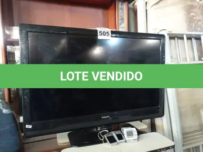 LOTE 505 - 01 TV PHILIPS, 02 CÂMERAS FOTOGRÁFICAS E 01 AFERIDOR DE PRESSÃO. (NO ESTADO) ATENÇÃO! FAZER A VISITAÇÃO ANTES DE ARREMATAR, NÃO SABEMOS SE FUNCIONA. LEILÃO NÃO TEM GARANTIA E NEM DEVOLUÇÃO, SUJEITO A POSSÍVEIS AVARIAS VISÍVEIS/OCULTAS E/OU AUSÊNCIA DE COMPONENTES.