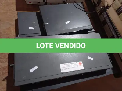 LOTE 250 - 01 SCANNER, 01 DVD, 02 SWITCHES E 01 NOTEBOOK MARCAS E MODELOS DIVERSOS. (NO ESTADO) ATENÇÃO! FAZER A VISITAÇÃO ANTES DE ARREMATAR, NÃO SABEMOS SE FUNCIONA. LEILÃO NÃO TEM GARANTIA E NEM DEVOLUÇÃO, SUJEITO A POSSÍVEIS AVARIAS VISÍVEIS/OCULTAS E/OU AUSÊNCIA DE COMPONENTES.