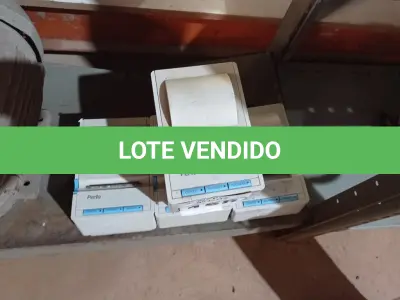 LOTE 158 - 04 IMPRESSORAS DE CUPOM. (NO ESTADO) ATENÇÃO! FAZER A VISITAÇÃO ANTES DE ARREMATAR, NÃO SABEMOS SE FUNCIONA. LEILÃO NÃO TEM GARANTIA E NEM DEVOLUÇÃO, SUJEITO A POSSÍVEIS AVARIAS VISÍVEIS/OCULTAS E/OU AUSÊNCIA DE COMPONENTES.