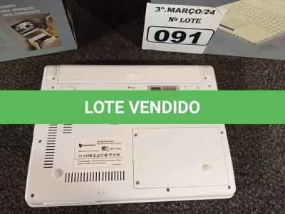 LOTE 091 - 02 NOTEBOOK’S MEGATRON. (NO ESTADO) ATENÇÃO! FAZER A VISITAÇÃO ANTES DE ARREMATAR, NÃO SABEMOS SE FUNCIONA. LEILÃO NÃO TEM GARANTIA E NEM DEVOLUÇÃO, SUJEITO A POSSÍVEIS AVARIAS VISÍVEIS/OCULTAS E/OU AUSÊNCIA DE COMPONENTES.