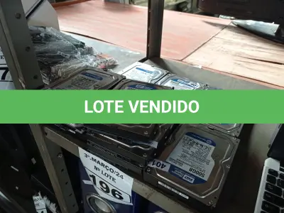 LOTE 196 - 10 HARD DISC 500GB MARCAS E MODELOS DIVERSOS. (NO ESTADO) ATENÇÃO! FAZER A VISITAÇÃO ANTES DE ARREMATAR, NÃO SABEMOS SE FUNCIONA. LEILÃO NÃO TEM GARANTIA E NEM DEVOLUÇÃO, SUJEITO A POSSÍVEIS AVARIAS VISÍVEIS/OCULTAS E/OU AUSÊNCIA DE COMPONENTES.