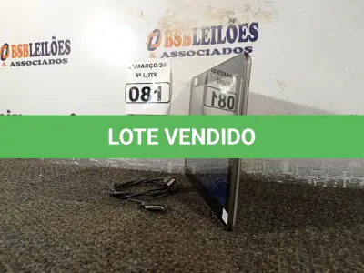LOTE 081 - 01 TABLET SAMSUNG TAB2 TELA 10” COM CABO. (NO ESTADO) ATENÇÃO! FAZER A VISITAÇÃO ANTES DE ARREMATAR, NÃO SABEMOS SE FUNCIONA. LEILÃO NÃO TEM GARANTIA E NEM DEVOLUÇÃO, SUJEITO A POSSÍVEIS AVARIAS VISÍVEIS/OCULTAS E/OU AUSÊNCIA DE COMPONENTES.